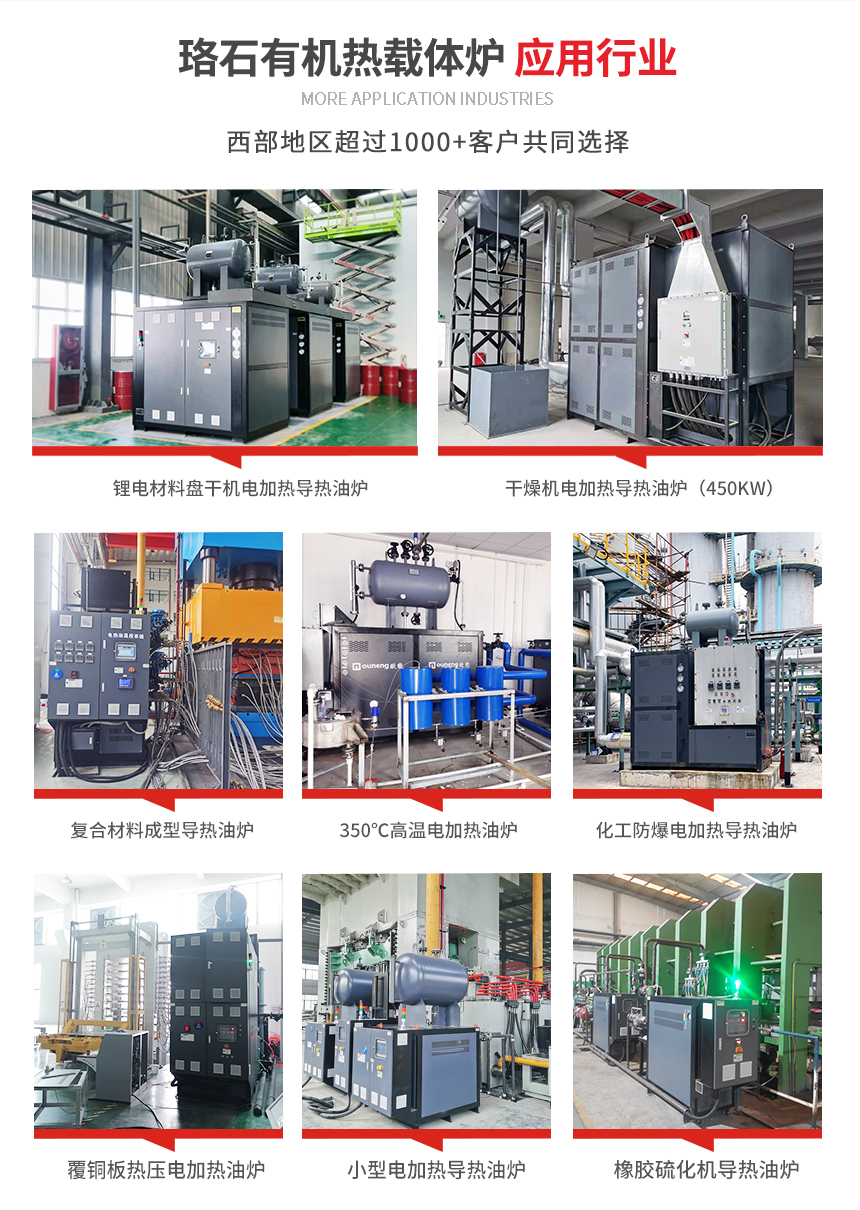 電加熱有機熱載體爐應用案例