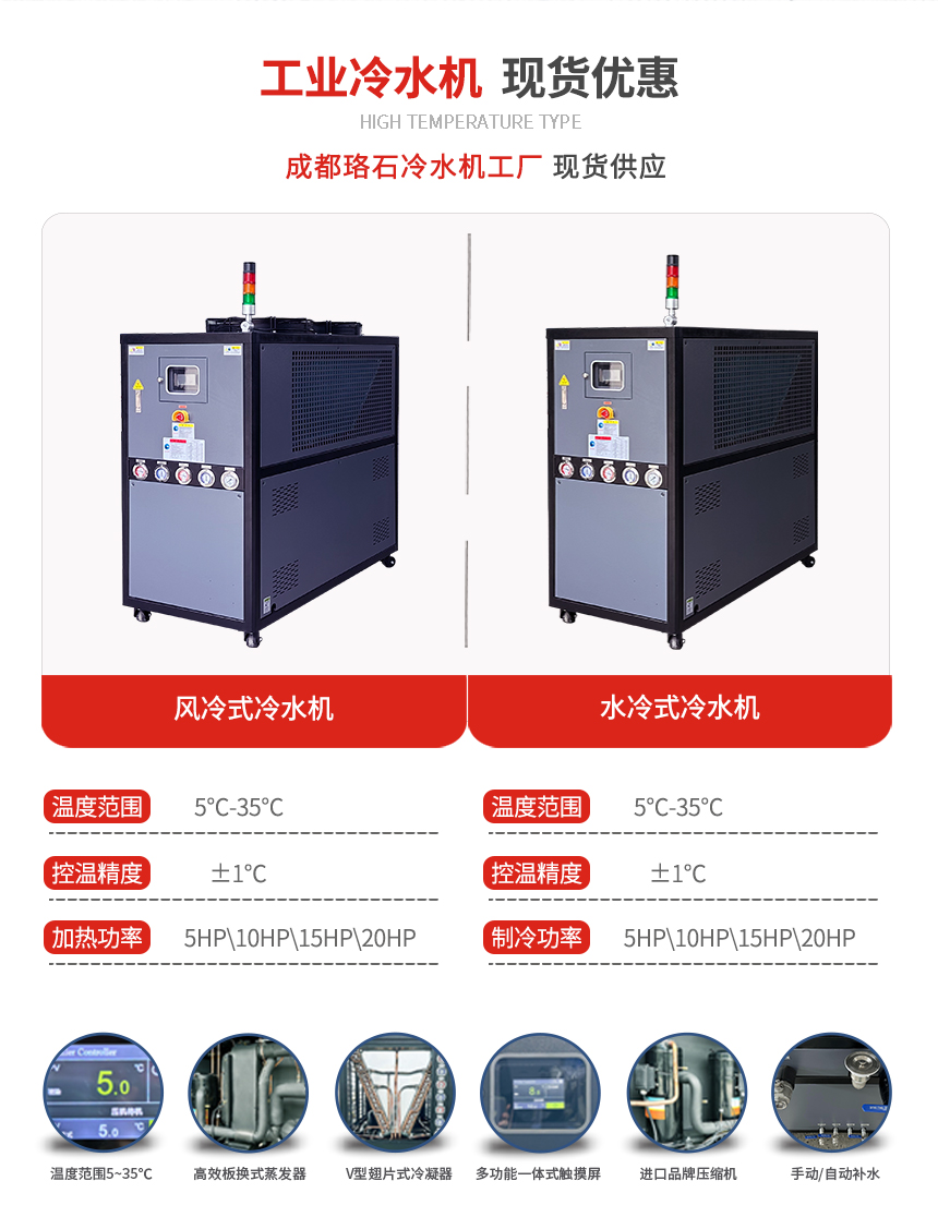 水冷式冷水機參數