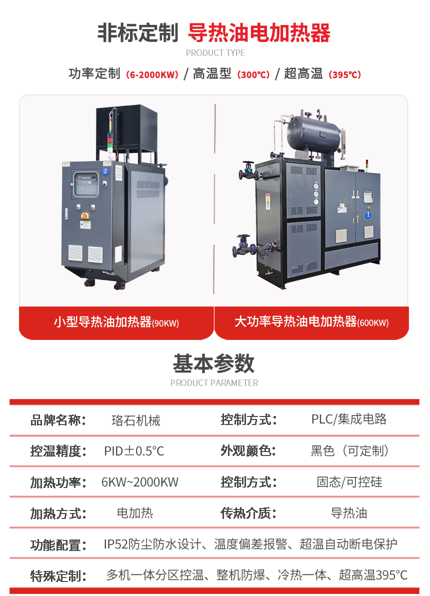 導熱油電加熱器參數