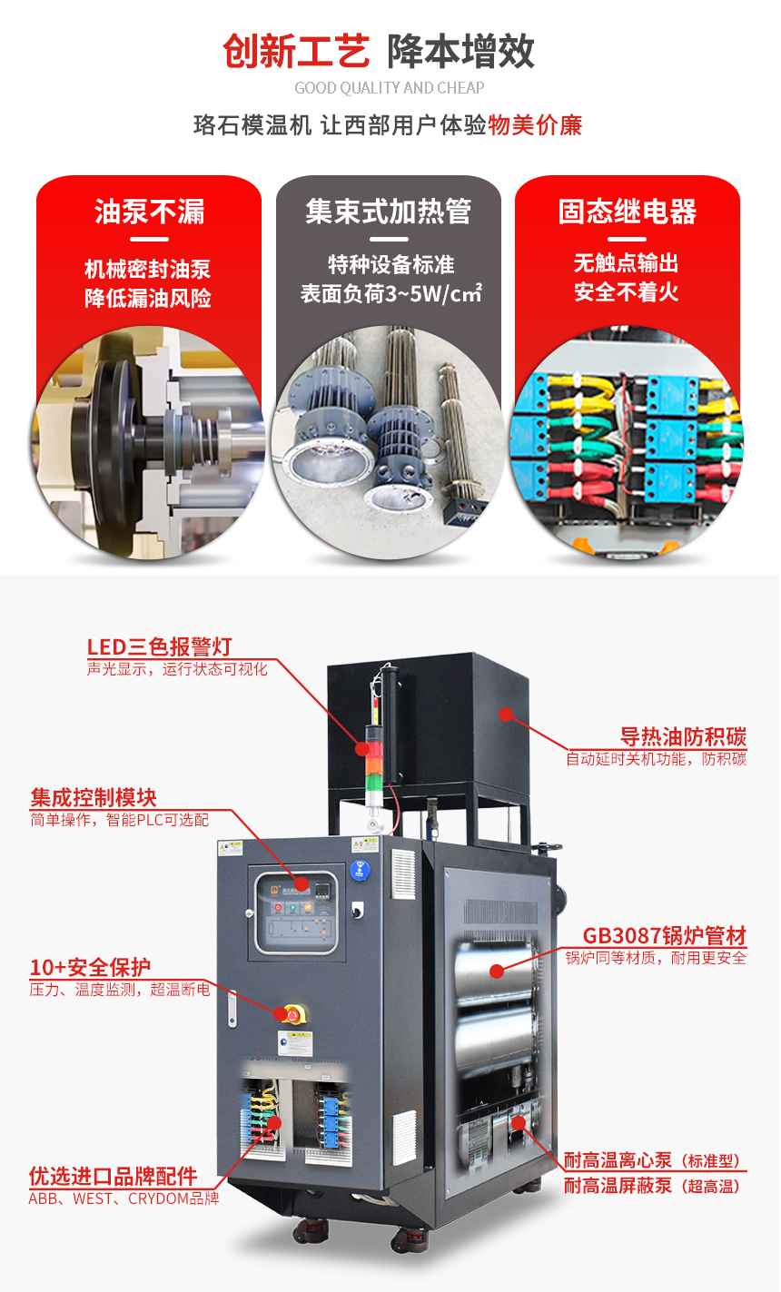 300℃高溫油溫機優勢