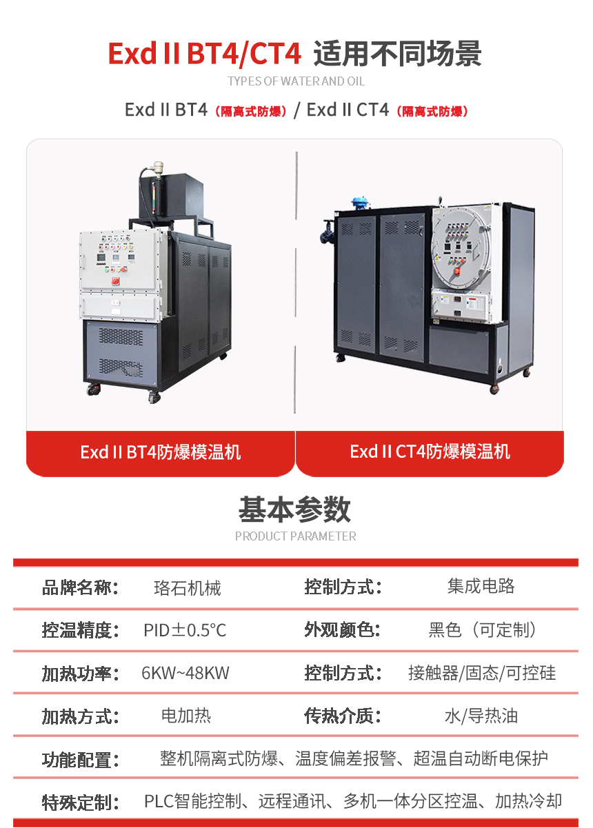 防爆模溫機參數